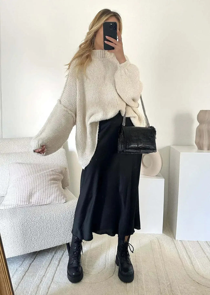 Jeanne | Pull en maille surdimensionné et confortable