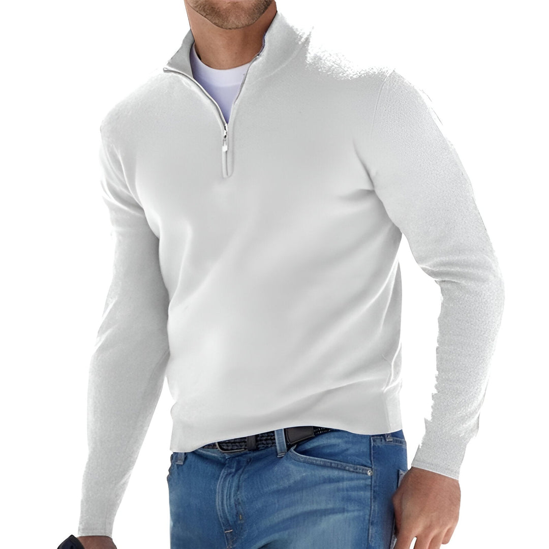 Pull demi-fermé pour hommes