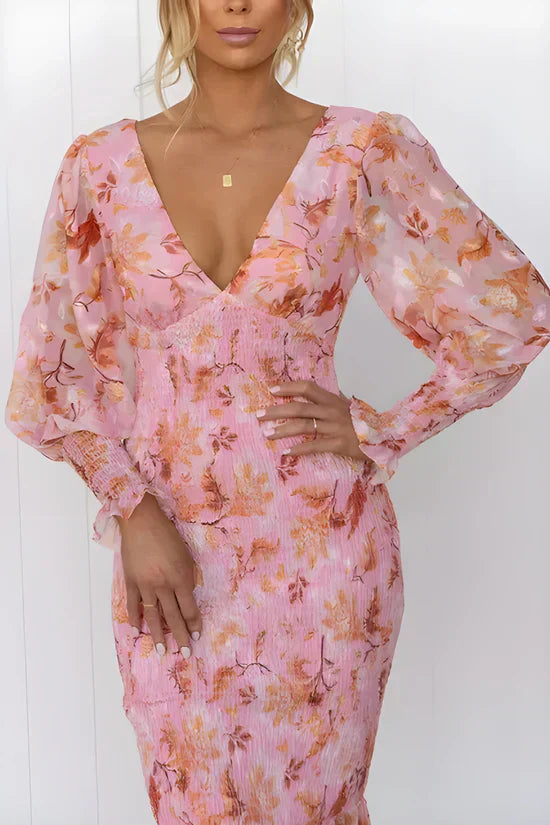 Amara | Robe à Fleurs Éblouissante