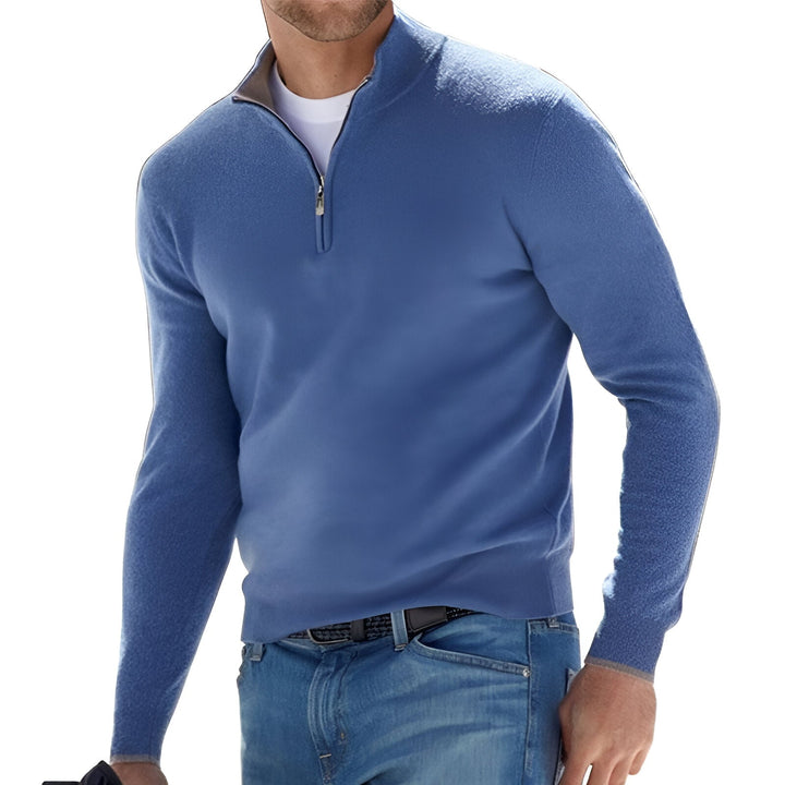 Pull demi-fermé pour hommes