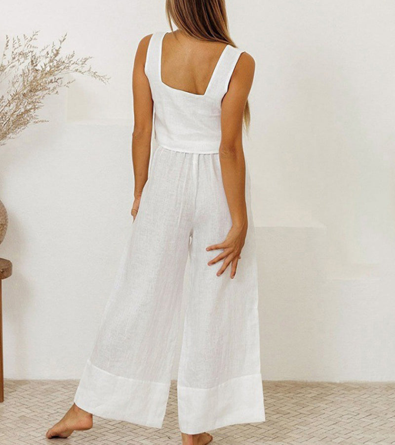 Mila - Ensemble Haut Élégant et Pantalons Amples