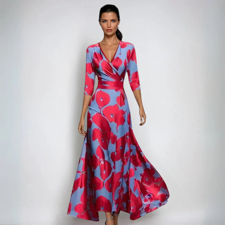 Emily | Flared Floral Robe