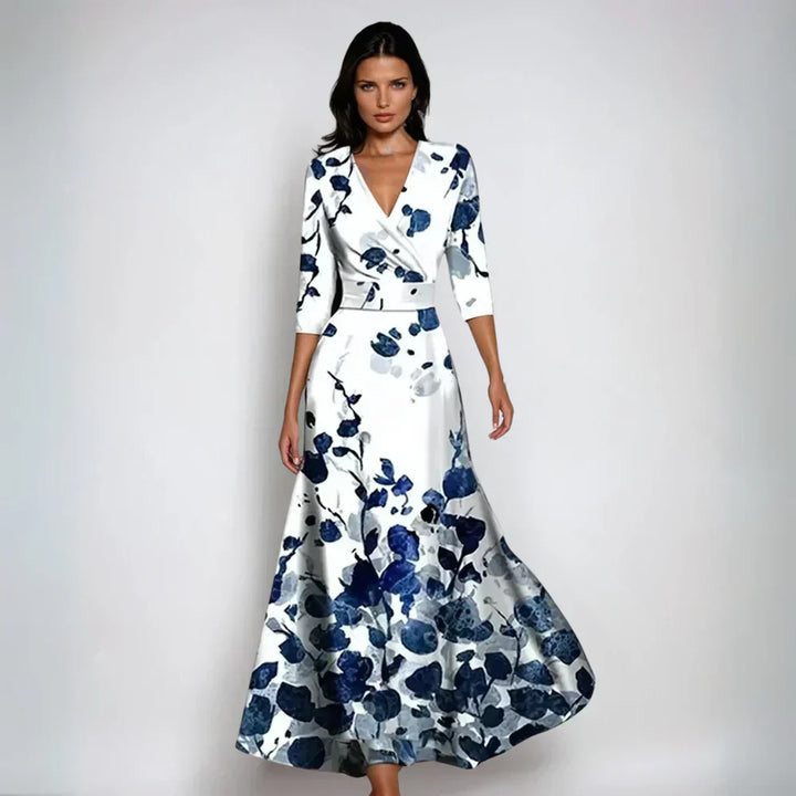 Emily | Flared Floral Robe