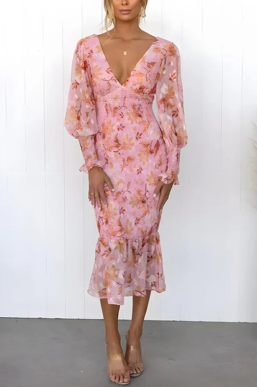 Amara | Robe à Fleurs Éblouissante