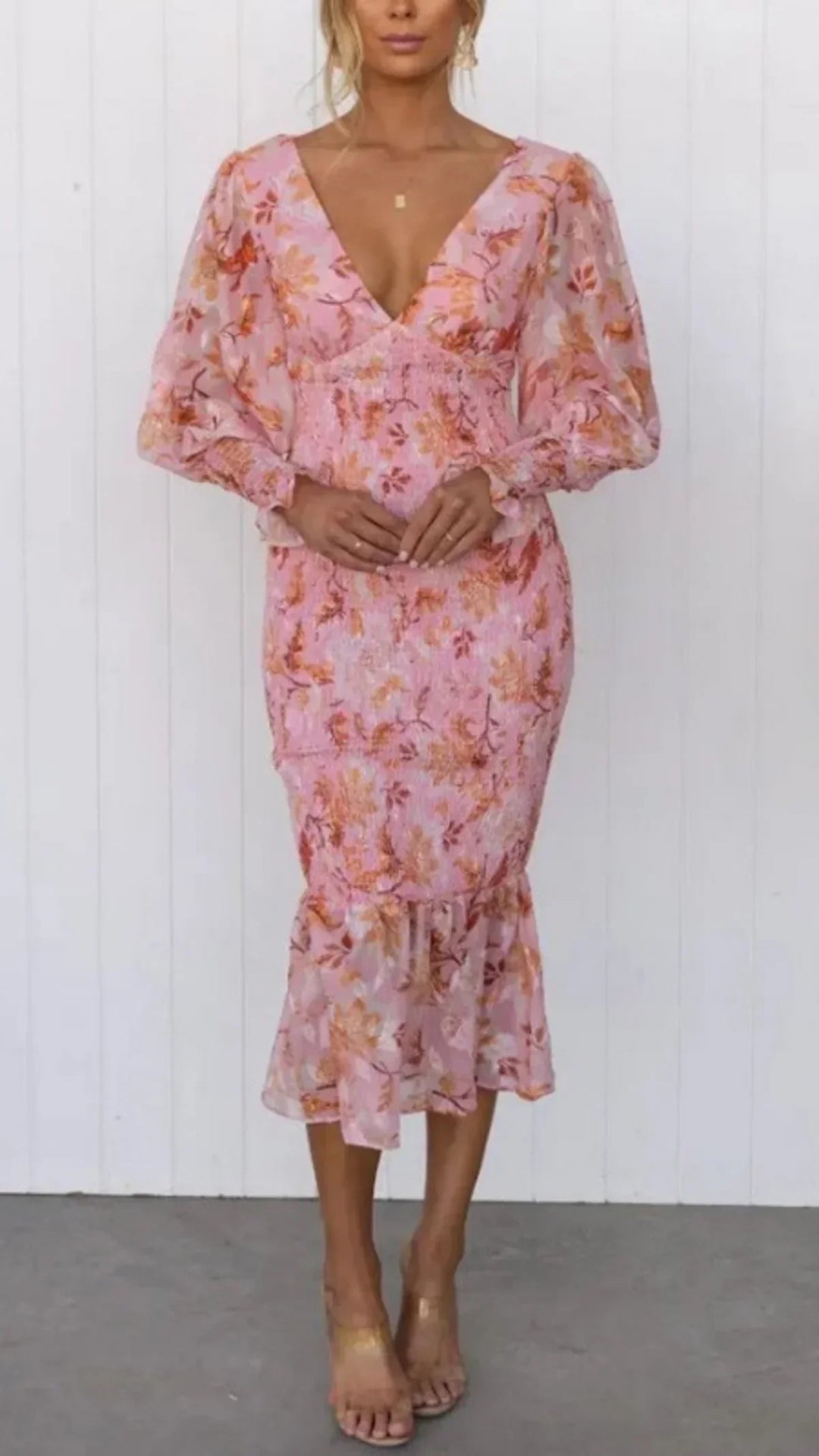 Amara | Robe à Fleurs Éblouissante