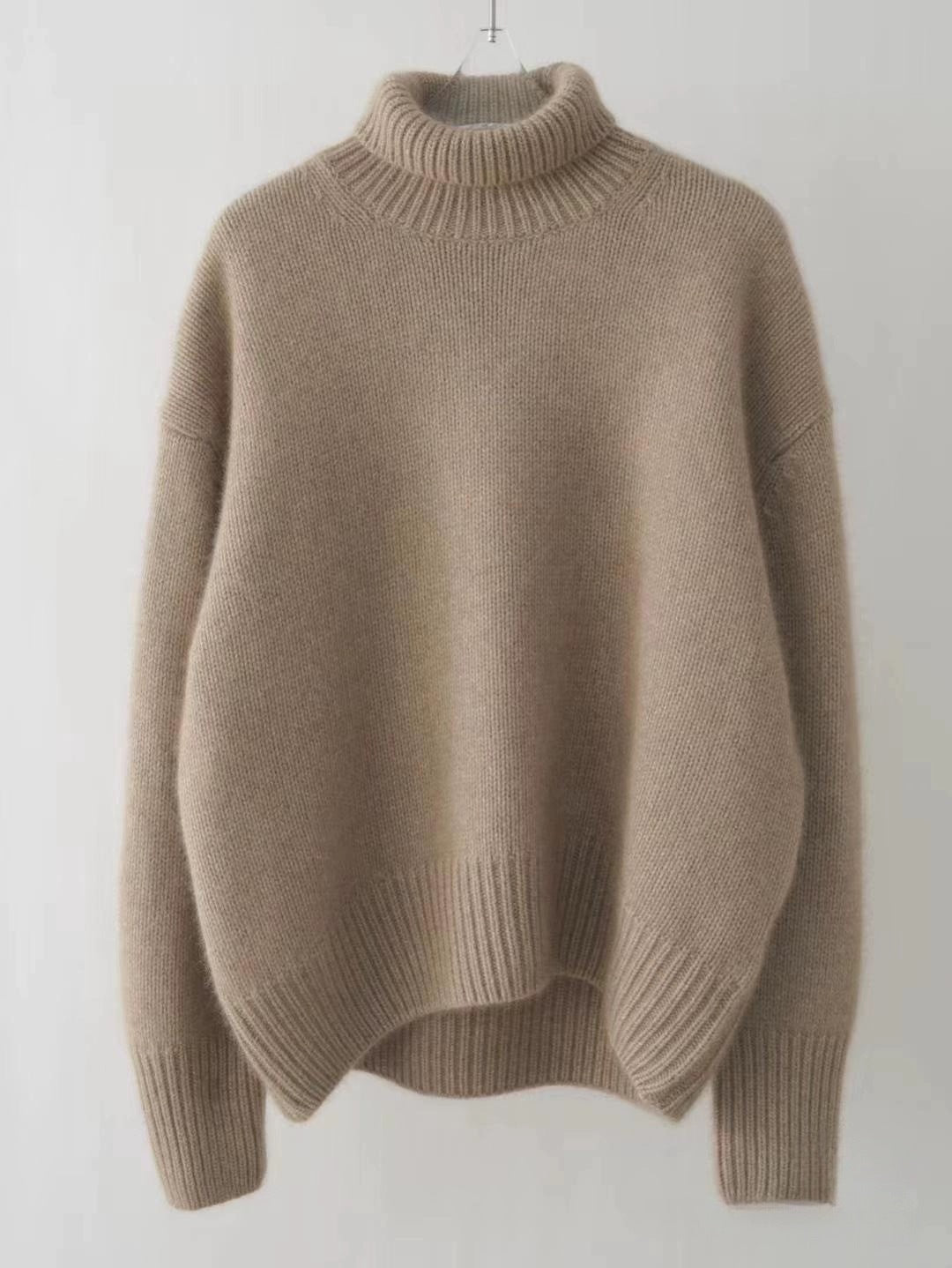 Tanya™ - Pull en tricot à col roulé