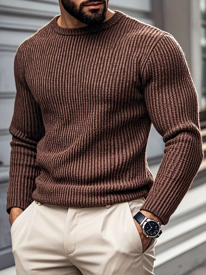 Adrien™ | Pull Côtelé Élégant