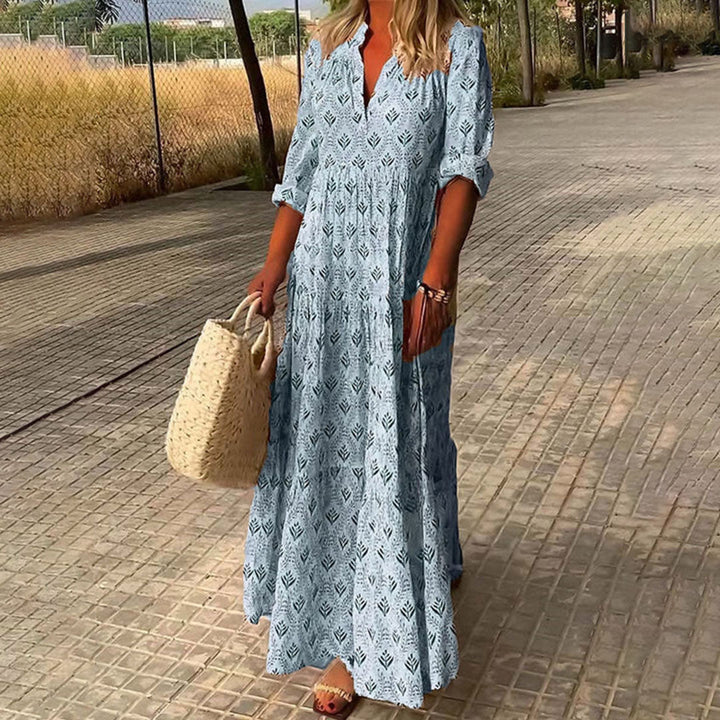 Nora - Robe Maxi Boho Élégante