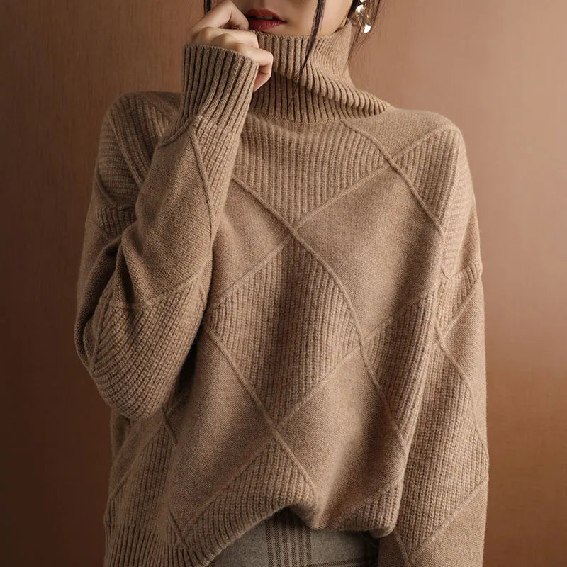 Amalia | Col roulé doux en tricot