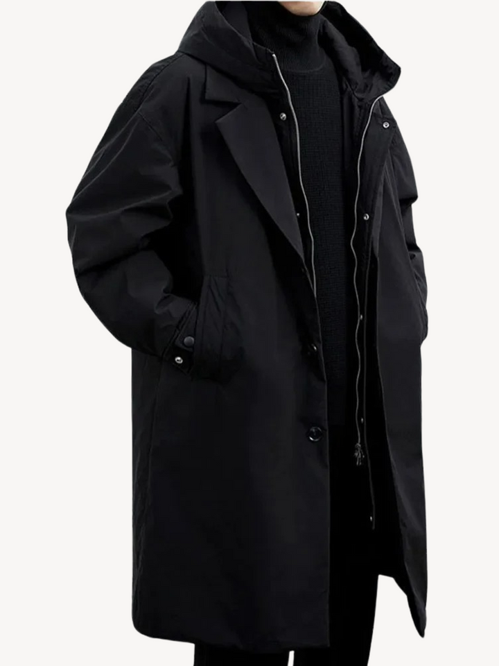 Lino | Manteau trench classique avec capuche