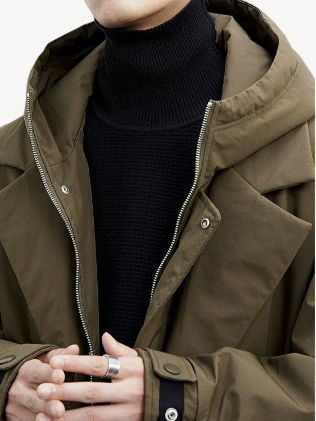 Lino | Manteau trench classique avec capuche