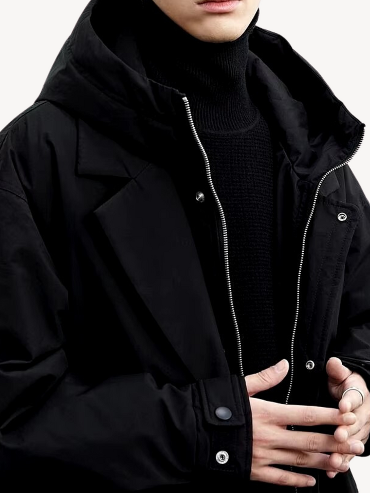 Lino | Manteau trench classique avec capuche