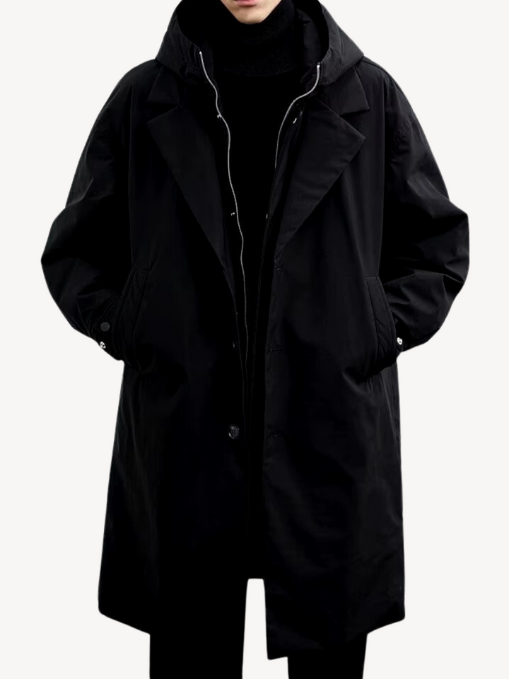 Lino | Manteau trench classique avec capuche