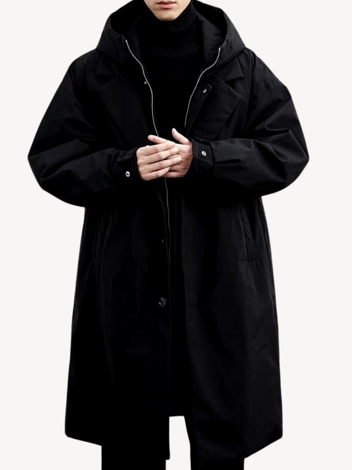 Lino | Manteau trench classique avec capuche