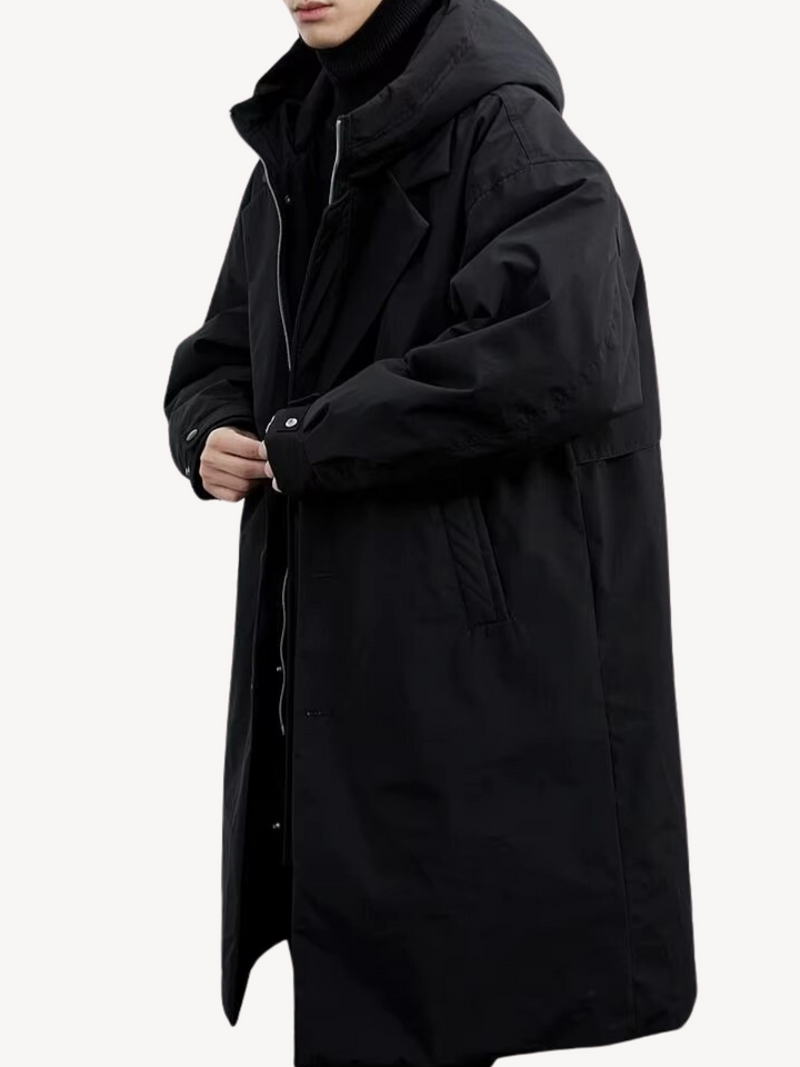 Lino | Manteau trench classique avec capuche