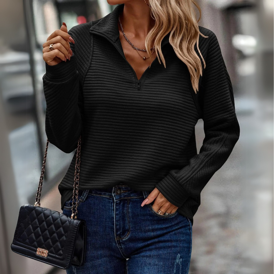 Elise - Pull élégant à col en V pour femmes