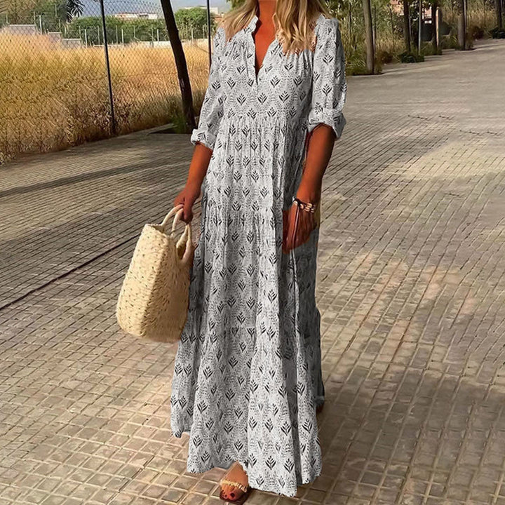 Nora - Robe Maxi Boho Élégante