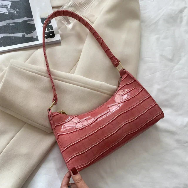 Christine - Sac en cuir brillant