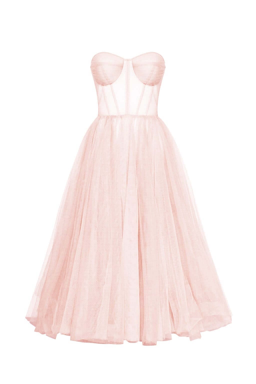 Judith - Elegant Strapless Dress