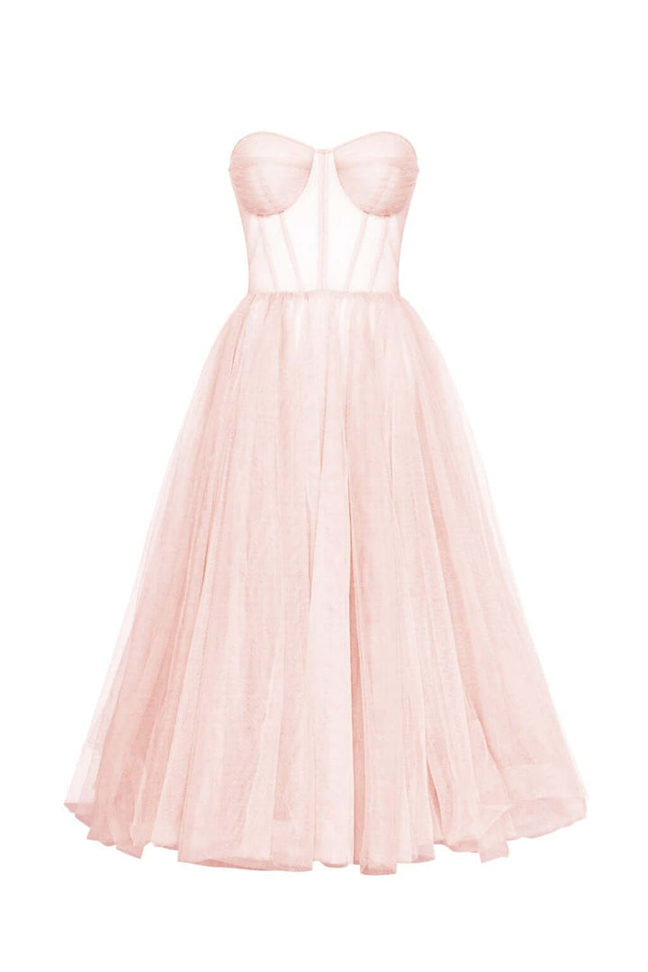 Judith - Elegant Strapless Dress