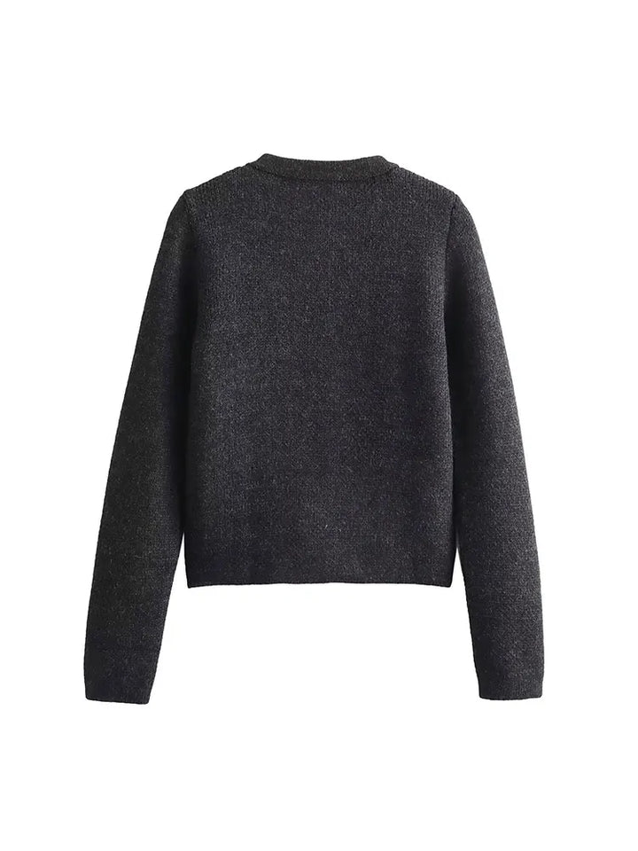 Matior™ | Elegant Knit Button-Up Cardigan