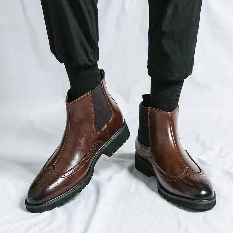 David™ - Bottes chelsea en cuir