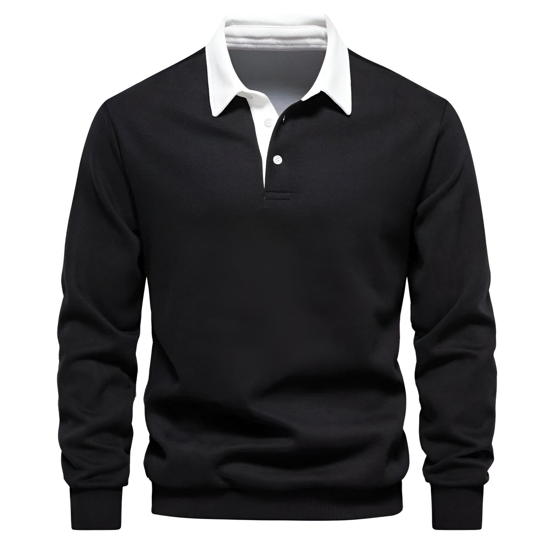 Pull à col polo élégant