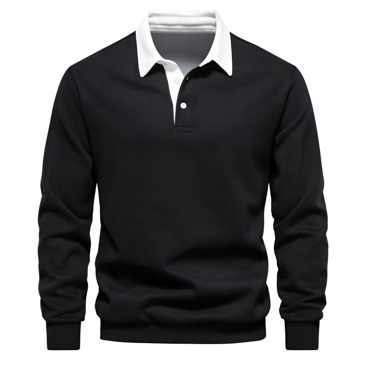 Pull à col polo élégant