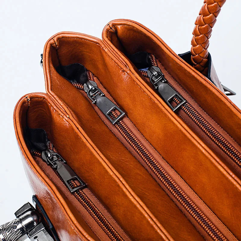 Regina - Élégante sac de voyage en cuir