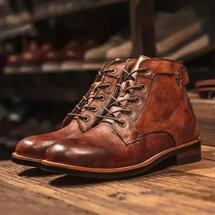 Bottes en cuir Mikkel