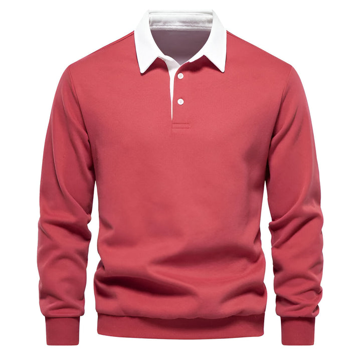 Pull à col polo élégant