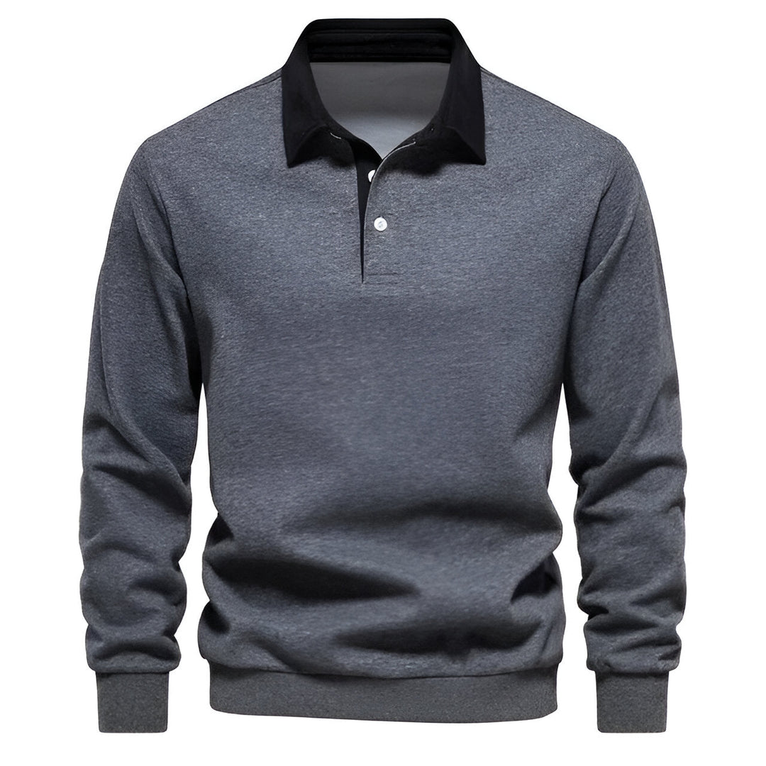 Pull à col polo élégant