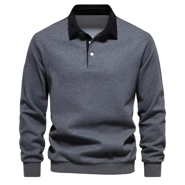 Pull à col polo élégant