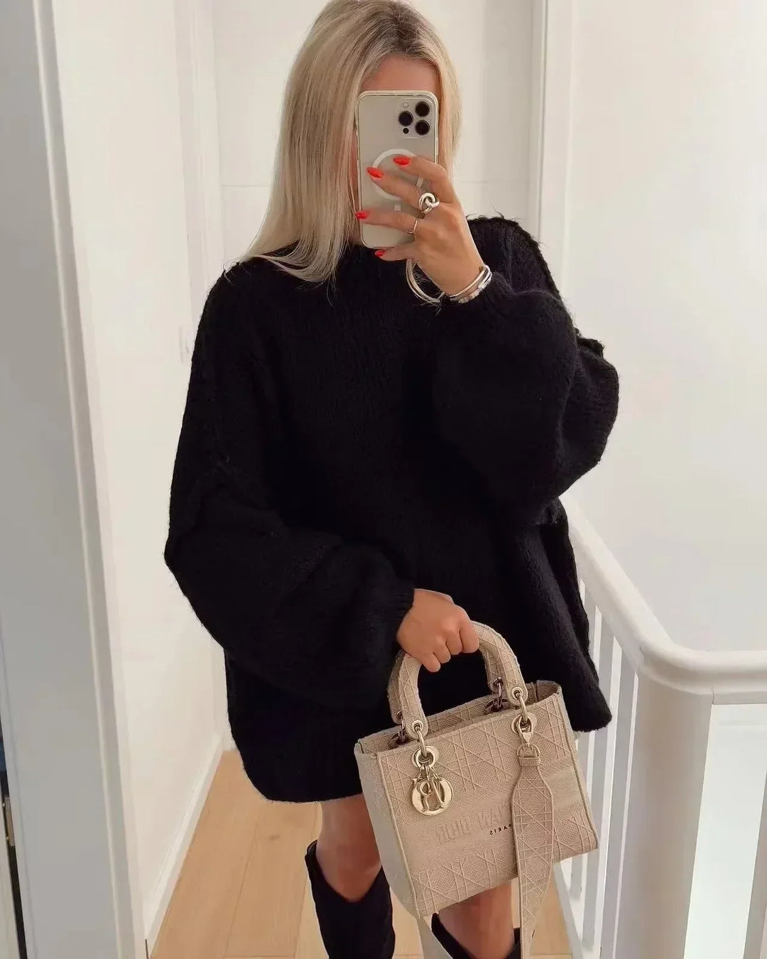 Jeanne | Pull en maille surdimensionné et confortable