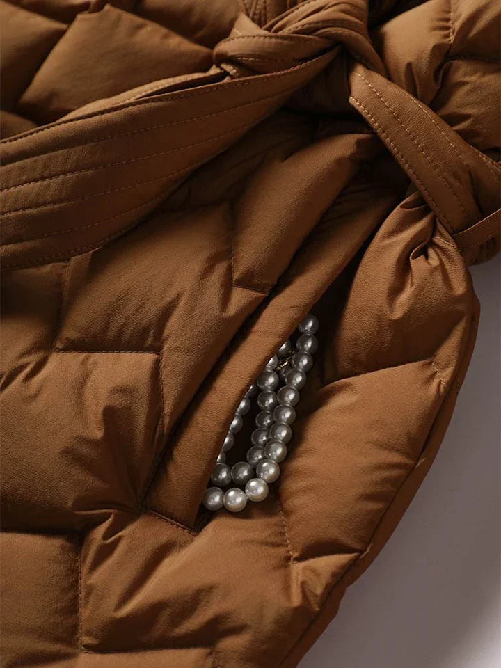 Le Clair™ | Doudoune de luxe avec ceinture