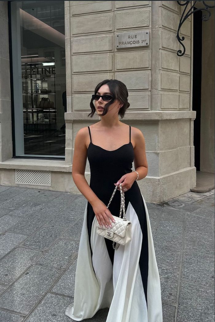 Eliana | Robe maxi à panneaux