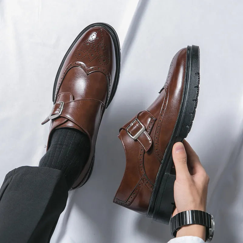 Pierre™ - Bottes Ranger en cuir pour hommes