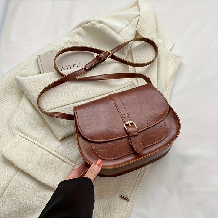 Manon | Sac bandoulière classique en forme de selle