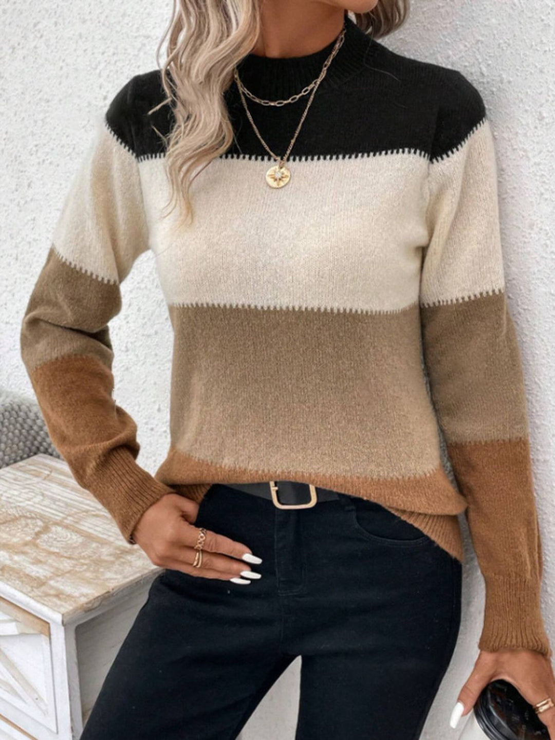 Louise - Pull Superposé Élégant