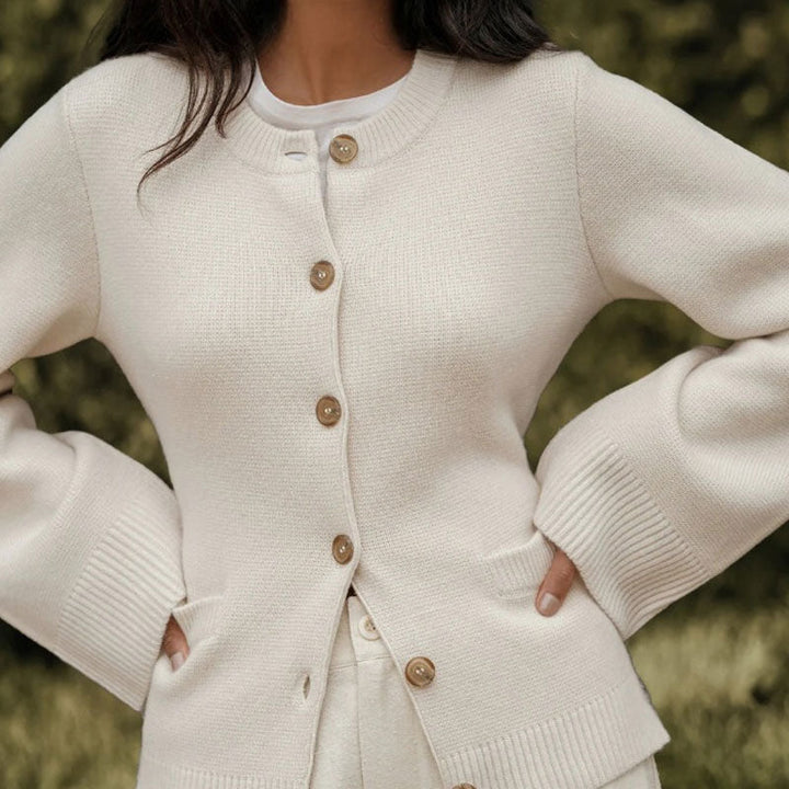 SIENNA - Cardigan monochrome chic