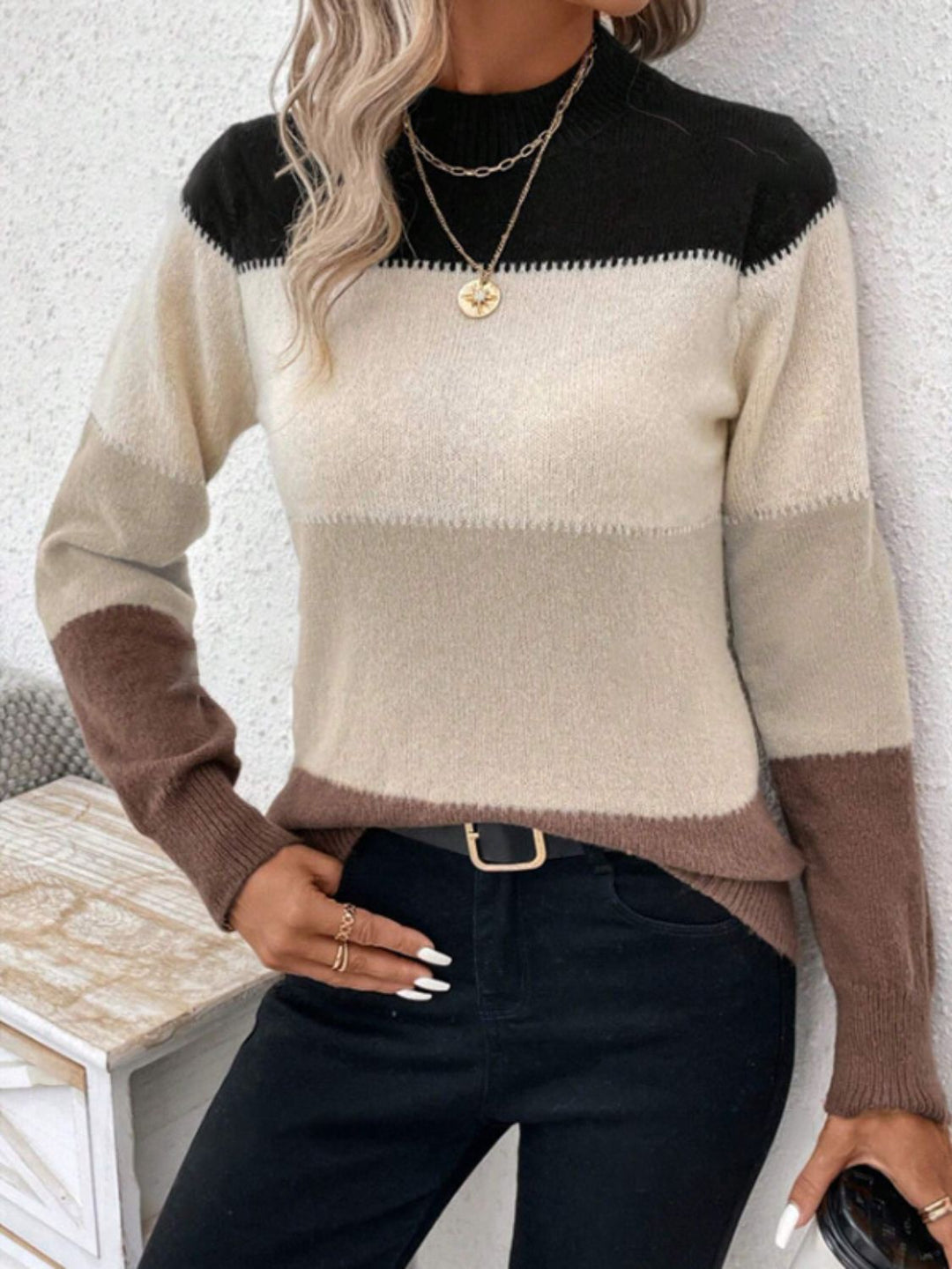 Louise - Pull Superposé Élégant