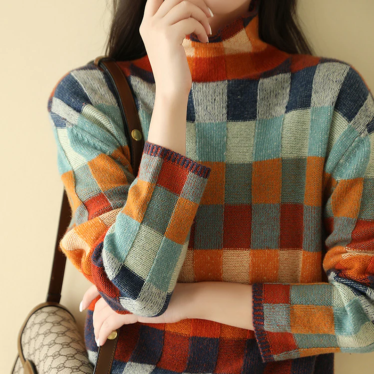 Helma | Col roulé patchwork