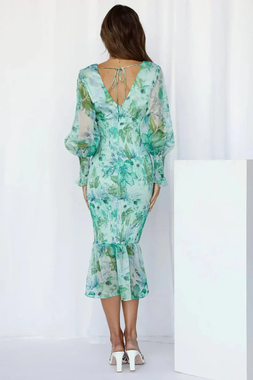 Amara | Robe à Fleurs Éblouissante