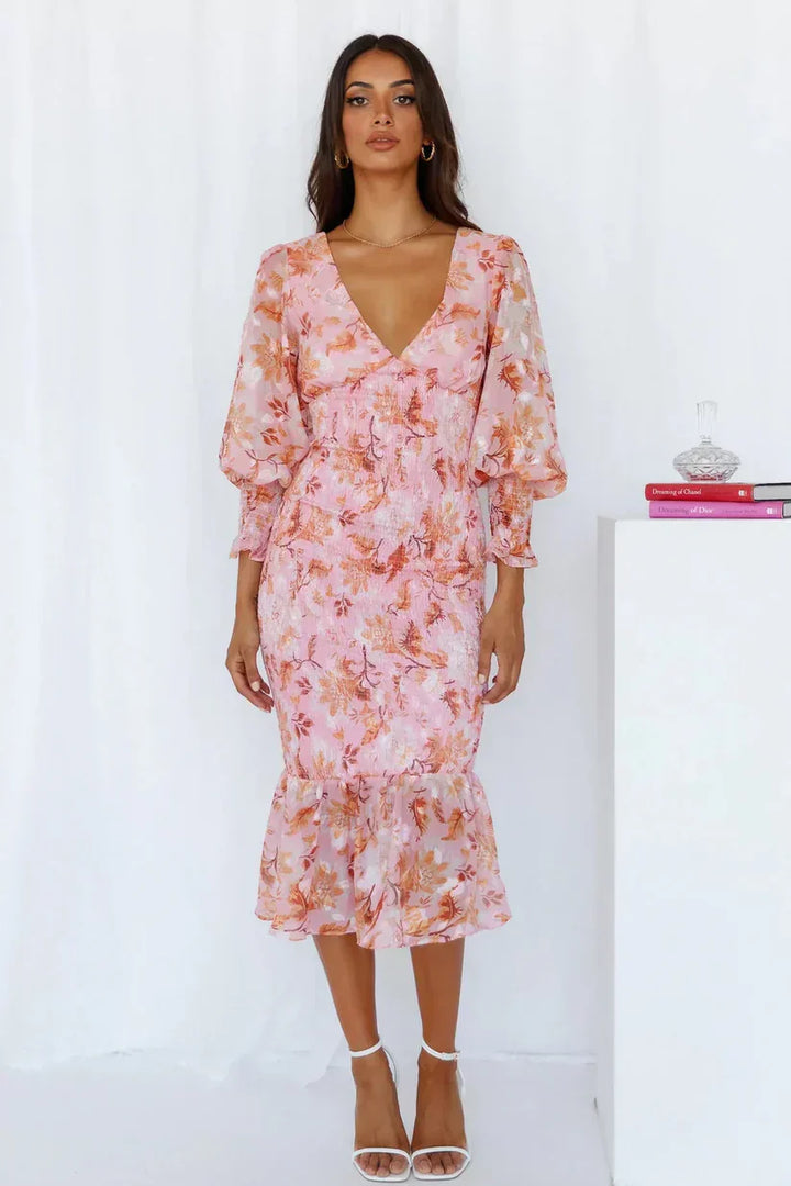 Amara | Robe à Fleurs Éblouissante