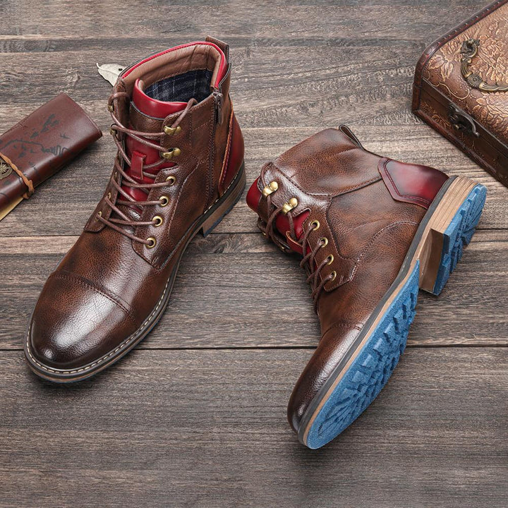 Aaron | Bottes Oxford en cuir premium faites à la main