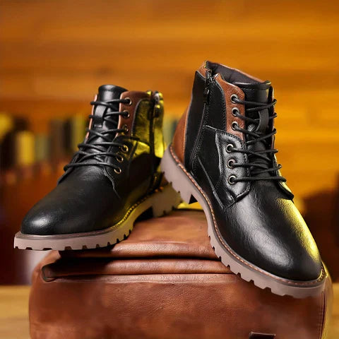 Marcel™ - Chaussures à lacets en cuir de qualité