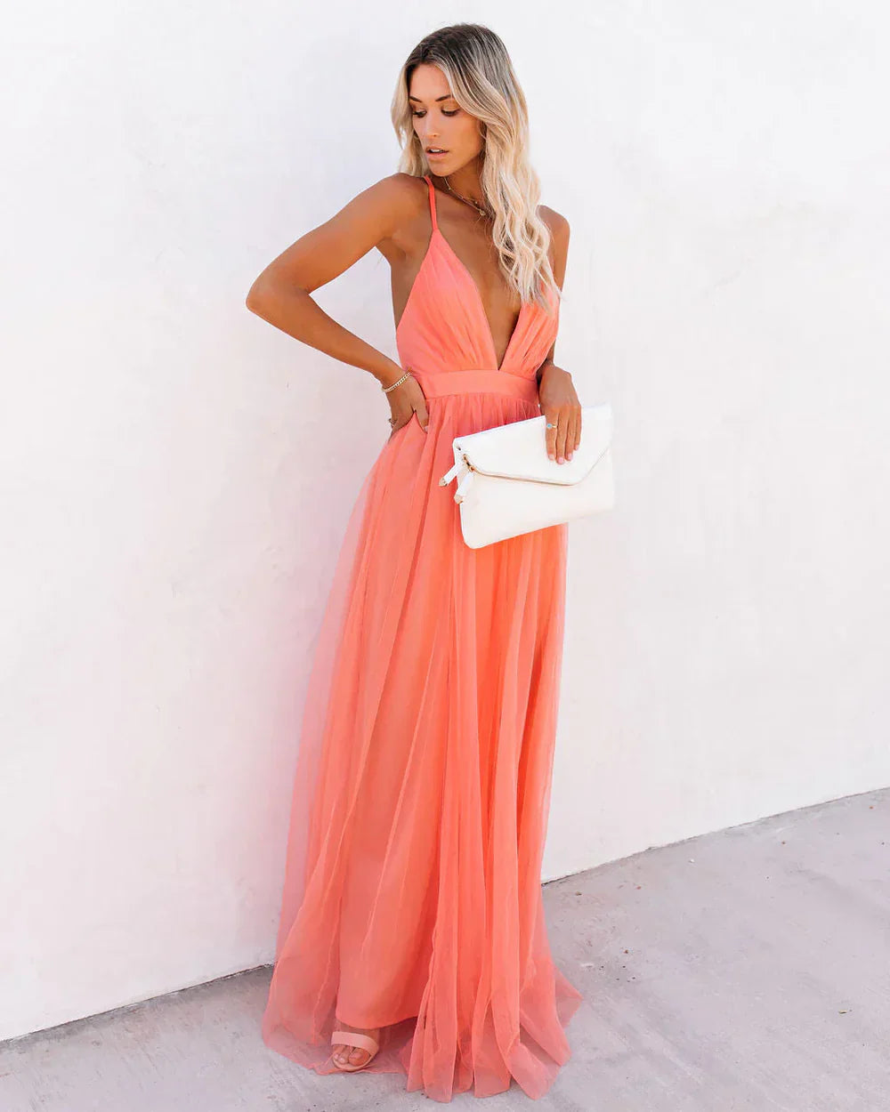 Anna - Maxivestido 'Petal Dust'