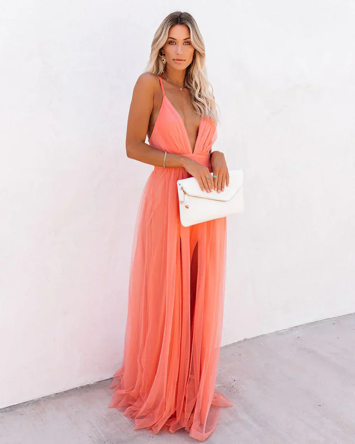 Anna - Maxivestido 'Petal Dust'