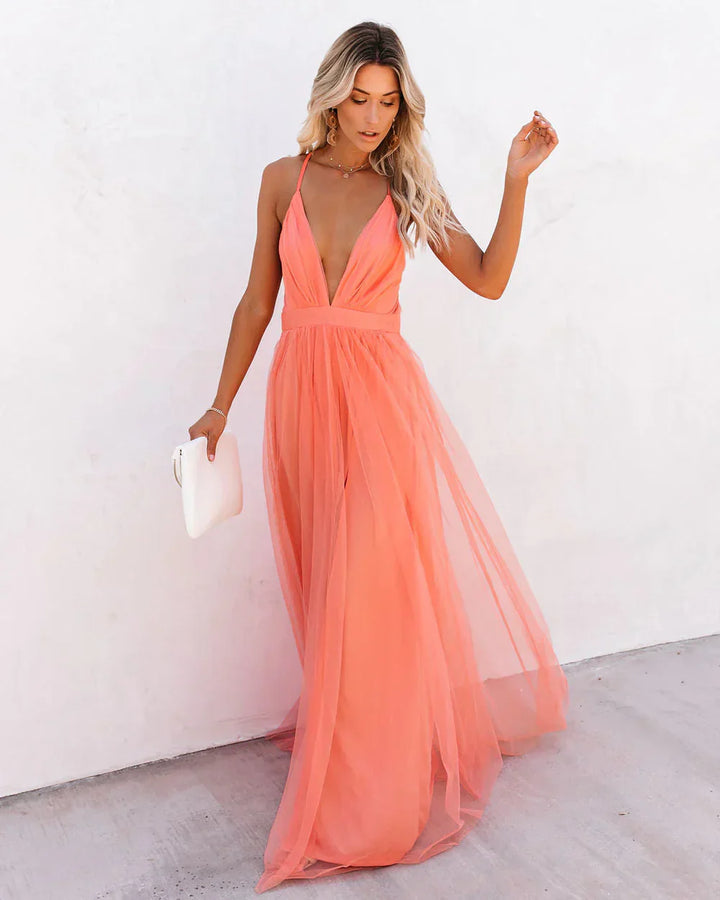 Anna - Maxivestido 'Petal Dust'