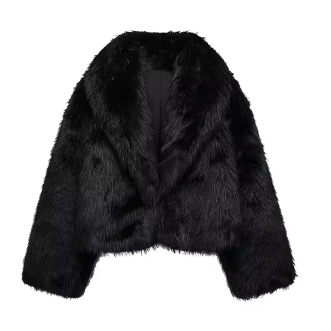Louise™ | Veste Courte en Fausse Fourrure Douillette